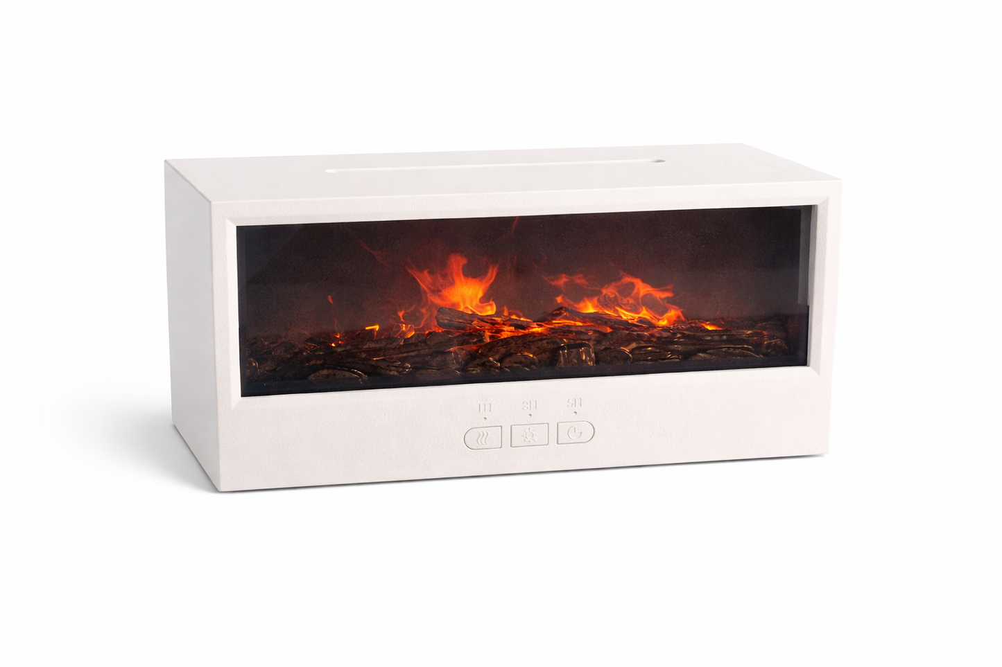 Cheminée Décorative LED Effet Feu de Bois – Ambiance Chaleureuse Sans Chaleur