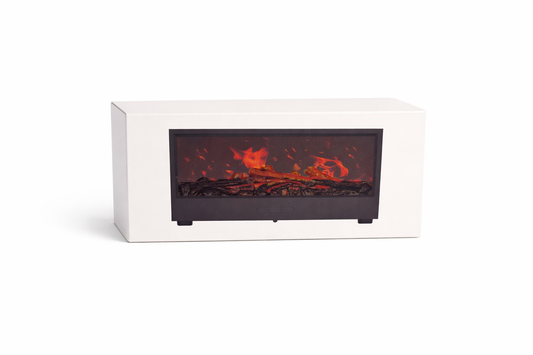 Cheminée Décorative LED Effet Feu de Bois – Ambiance Chaleureuse Sans Chaleur